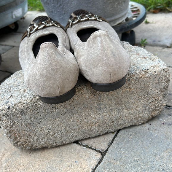 AGL tan gray ballet flat 38 - Picture 4 of 12